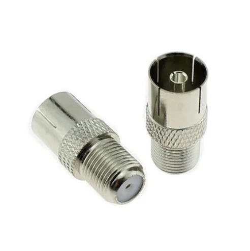 

5pcs F Female To TV Female RF Coaxial Adapter Connector