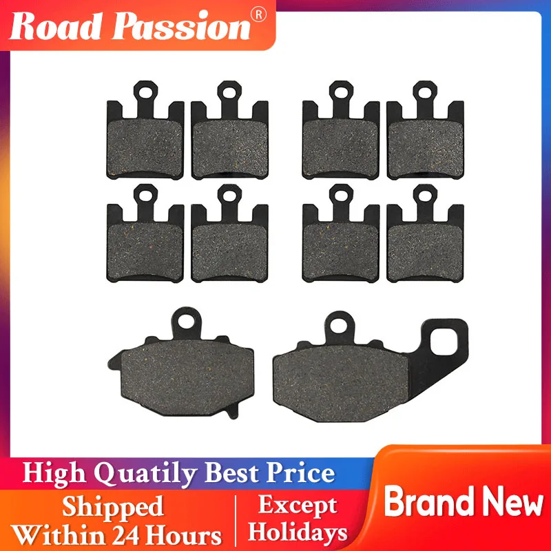 Road Passion Motorcycle Front and Rear Brake Pads For KAWASAKI ZX6R ZX-6R ZX 6 R Ninja ZX6RR ZX 6 RR ZX10R ZX 10 R