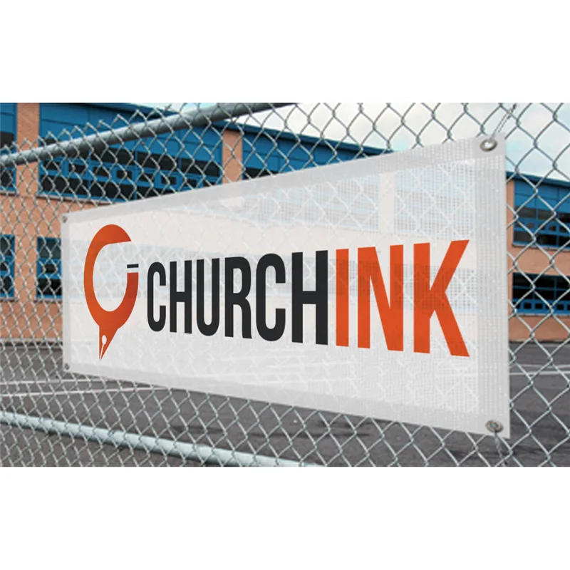 Cheap Flag Graphic Custom Fabric Banners Digital Printing Mesh Banner Outdoor Advertising Flags Happy Birthday Party Decoration
