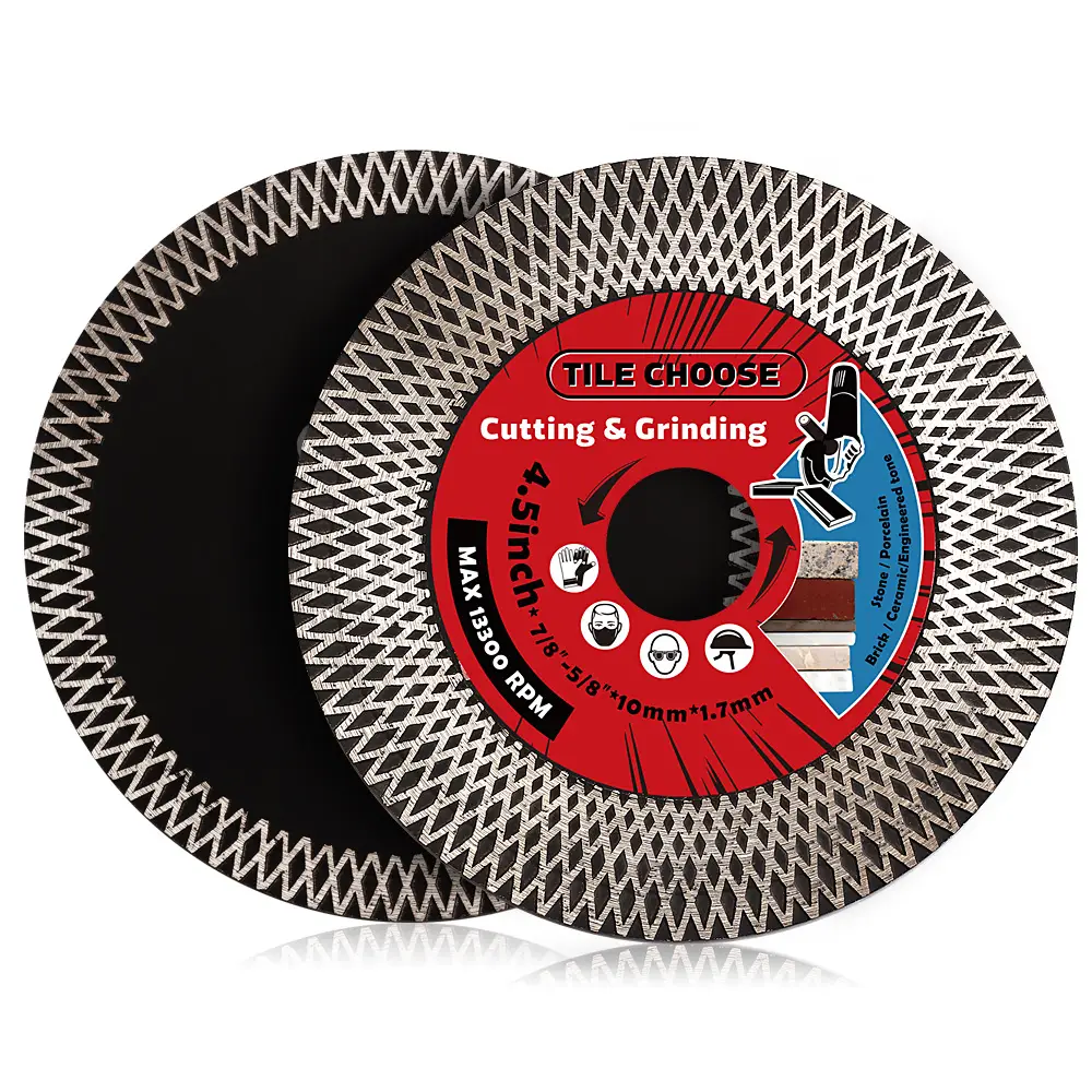 Lâmina Super Tile para Porcelana Cerâmica Porcelana Turbo, Disco De Diamante, Corte, Moagem, Granito, Marbe, 115mm-125mm