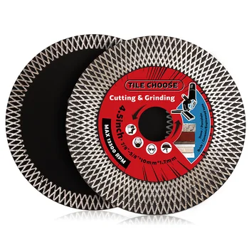 115mm-125mm Super carrelage lame Turbo porcelaine diamant disque coupe et meulage pour céramique porcelaine carrelage granit Marbe
