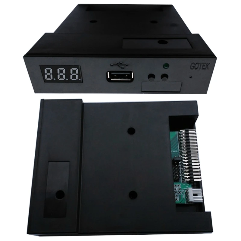 

H55F GOTEX SFR1M44_U100K 1.44MB USB SSD Floppy Emulator 3.5”32-Bit 34pin CPU Industrial Controllers Floppy Disk Driver