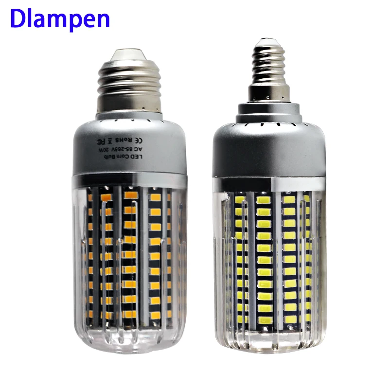 1X lampada led e27 E14 light bulb 20W high power 110v 220v supe home lighting Aluminum spotlight candle E 27 energy saving lamp