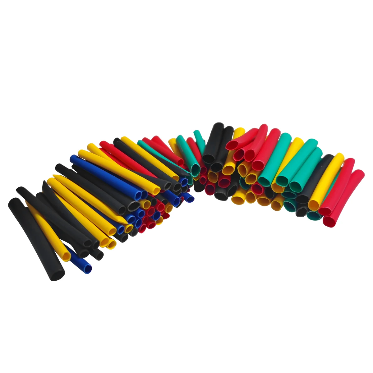 164Pcs Heat Shrink Tube Kit Shrinking Assorted Polyolefin Insulation Sleeving Heat Shrink Tubing Wire Cable 8 Sizes