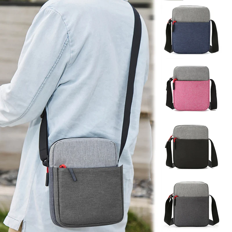 Waterproof Shoulder Bag Pockets Anti Theft Large Capacity Outdoor Messenger Bag Portable Durable Business Travel Crossbody Bag