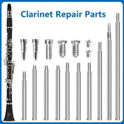 34Pcs Clarinet Repair Tool Kit Maintenance Parts Threaded Rod Screws Clarinet Replacement Parts Woodwind Instrument Accessories