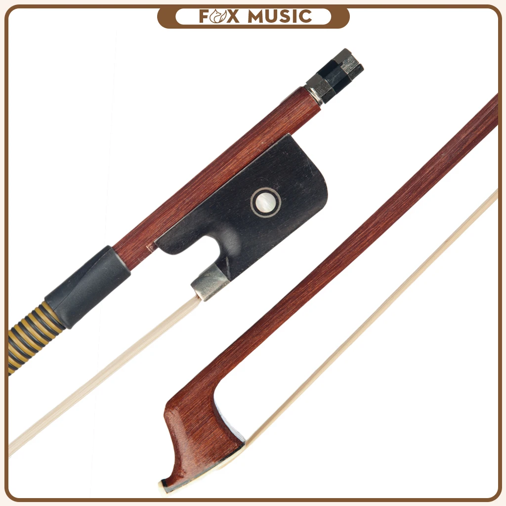 

Brazilwood Bow 4/4 Cello Octagonal Stick Ebony Frog Paris Eye Inlay Natural Horsehair Well Balance