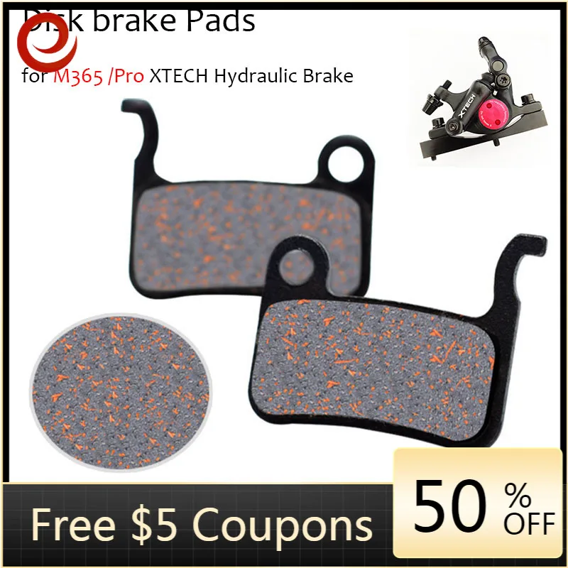 Disk Brake Pads for M365/Pro Scooter XTECH Hydraulic Brake MTB Bicycle Disc Ceramics Semi-Metallic Brake Pads HB100