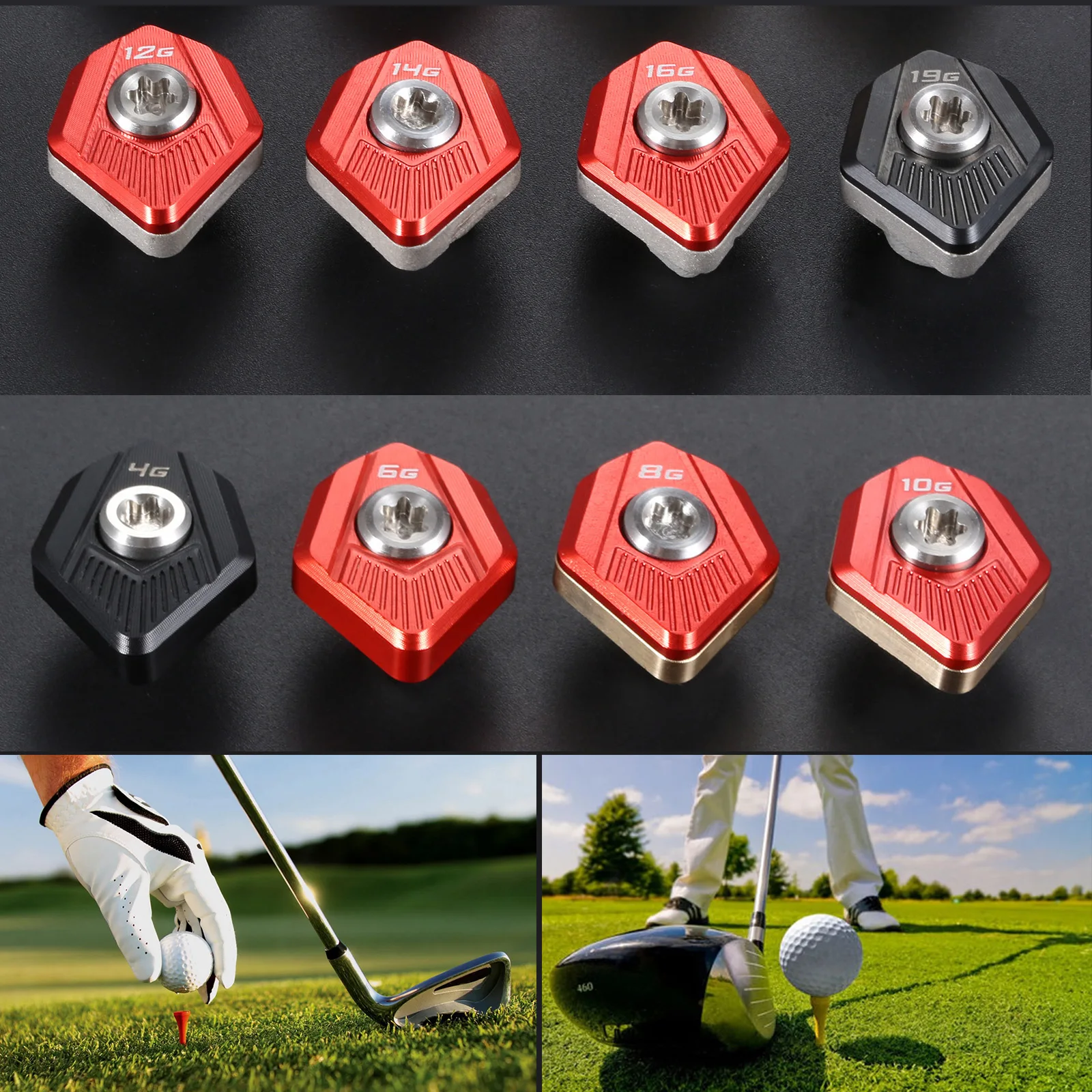 

1Pc Golf Club Heads Accessories 4g 6g 8g 10g 12g 14g 16g 19g Golf Weight Screw Fit for Cobra King SZ Speedzone Driver Alloy