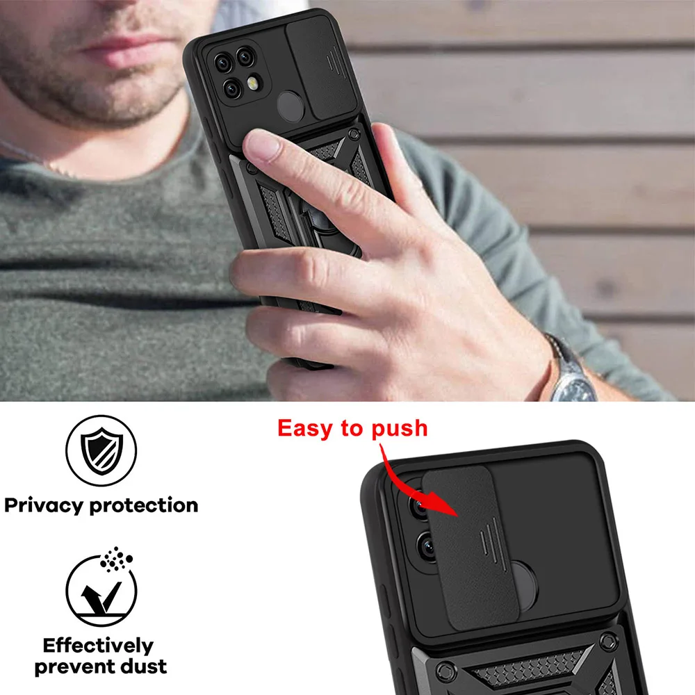 Shockproof Armor Case For OPPO Realme 8 9 Pro Plus 8i C35 C31 C20 C11 C21 C21Y Cover Camera Lens Protection Fundas