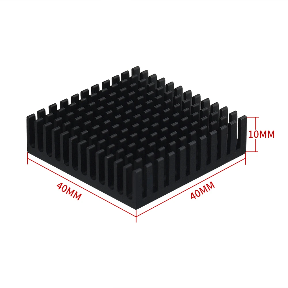 3D Printer Parts Aluminum Motor Heatsink Extruded Heat Dissipation Electronic Heat Sink For Nema17 42 Stepper Motor 40x40x11mm
