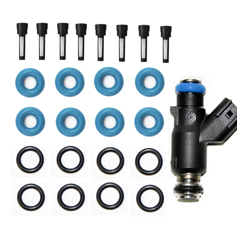 

High quanlity 8set Fuel Injector Repair Kit Set Fit For 2010-2013 Chevrolet G M C 4.8L & 5.3L #12613412 12613411 (AY-RK402)