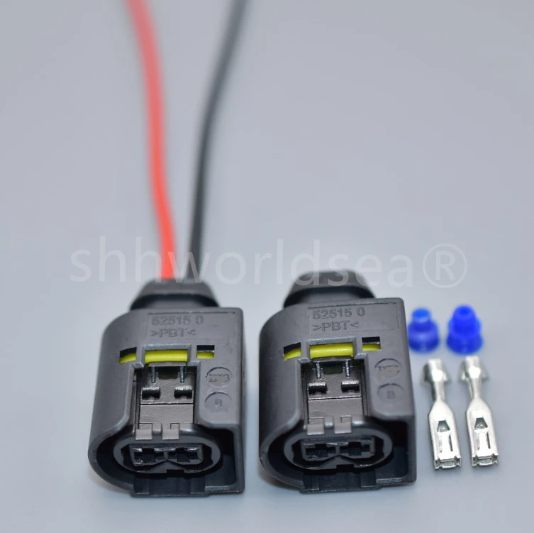 shhworldsea 2 Pin  Way Ignition Coil Harness Damper Plug Auto Connector Injector Plug With Wire Cable For  A1685452928 5029
