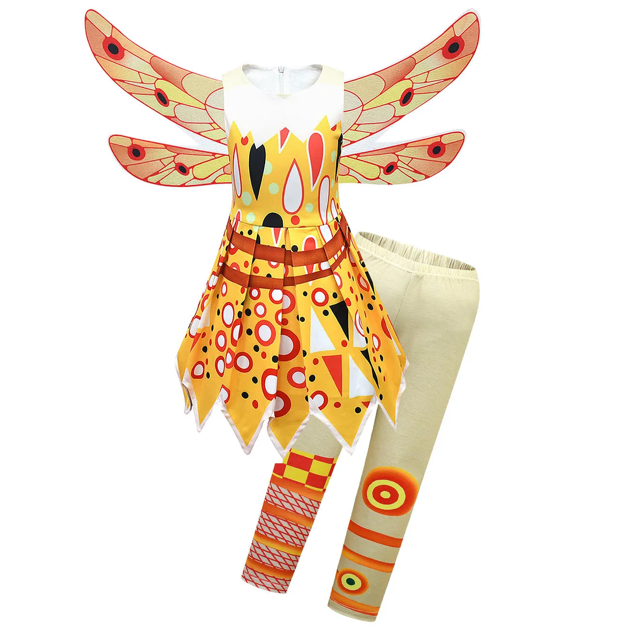 Mia-disfraces de Halloween para niñas, conjunto de ropa Mia y Me, vestido Mia, banda de mano de ala, fiesta de cumpleaños, ropa de Carnaval