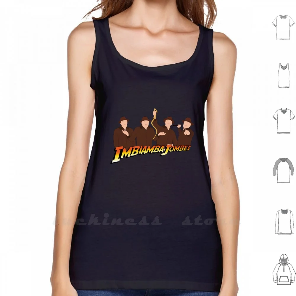 Imbiamba Jombes Sleeveless Tank Top Vest Cotton Gus Johnson Gus Johnson Youtube Comedian Comedy Sketch Sketch Comedy H3H3