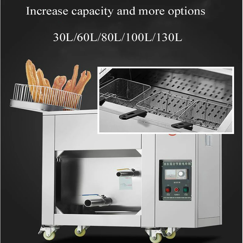 

Stainless Steel Fryer Oil-Water Separation Fryer Electric Fryers Fried Chicken Potato Chips Fryer Machine