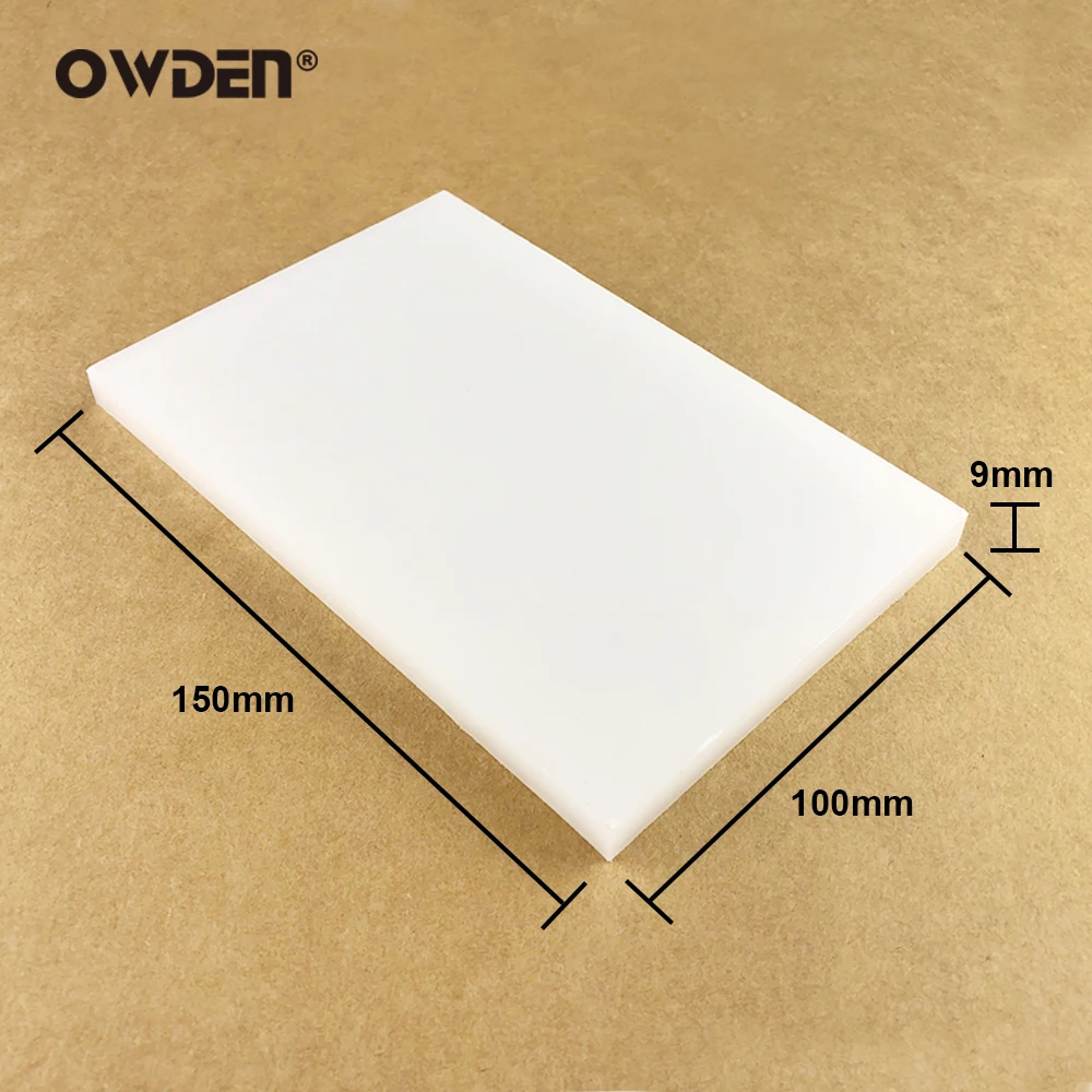 OWDEN Poly Punch Board White Cutting Mat High Quality Rubber Mallet Board