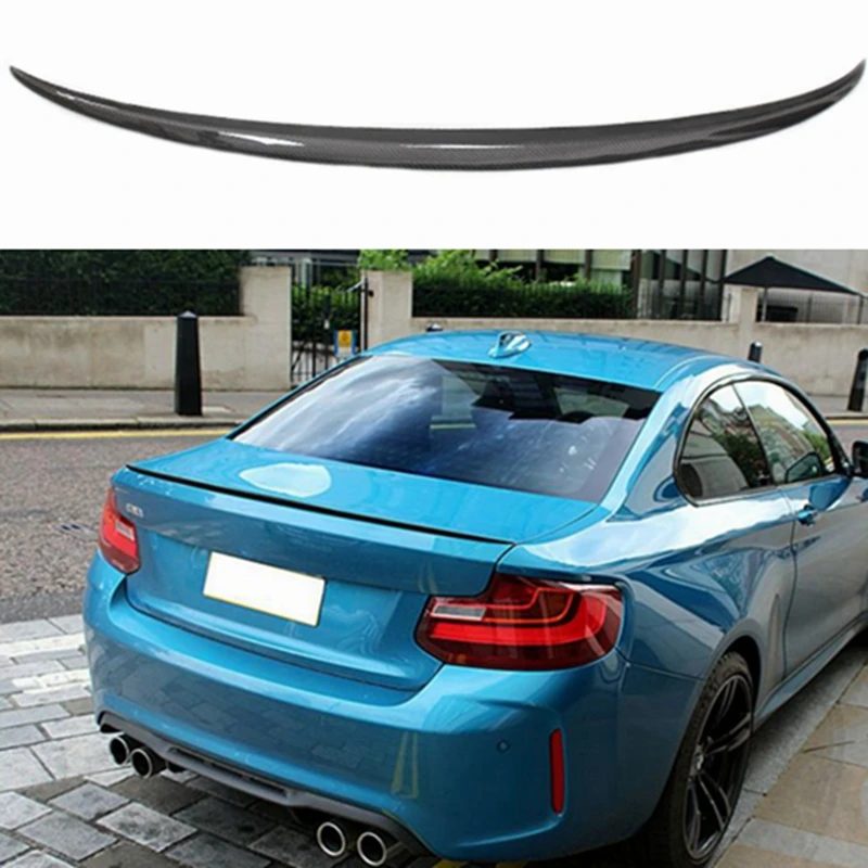 

M style carbon fiber primer black color spoiler for BMW 2 Series F22 F87 M2 2014-2019 M235i M240i 218i 220i 228i