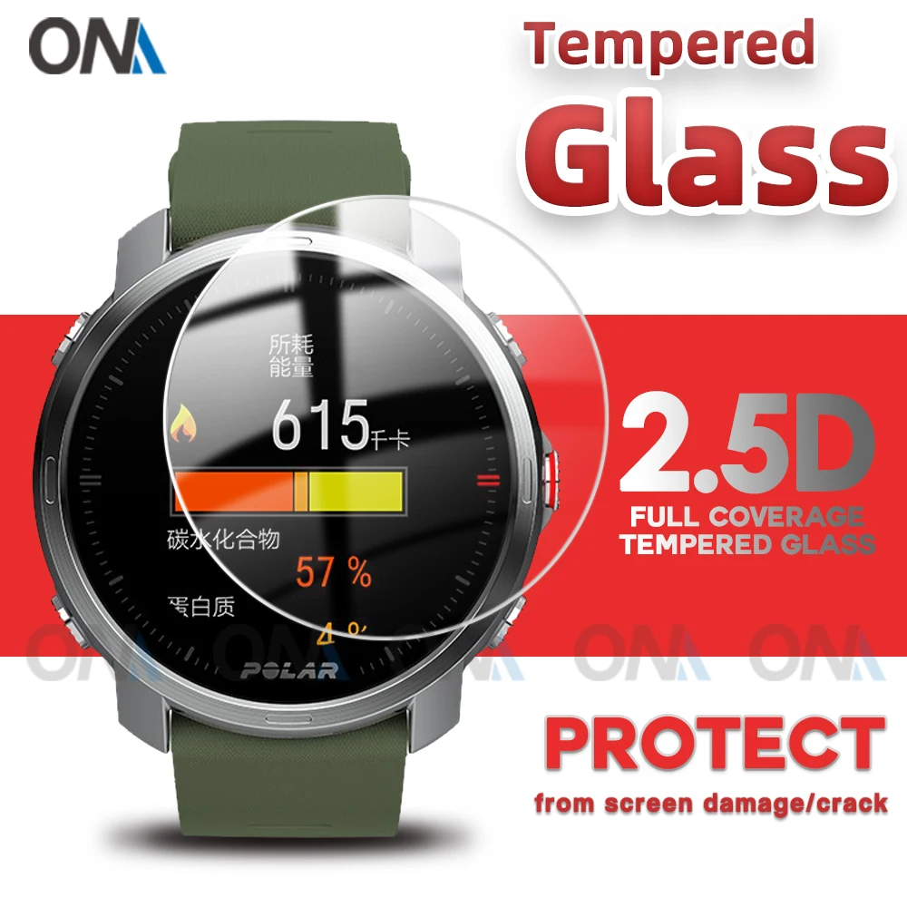 1-3 Pcs Tempered Glass Clear Screen Protector For Polar Vantage M2 V2 V Grit X Pro Ignite 2 Smart Watch Film Cover ​Accessorie