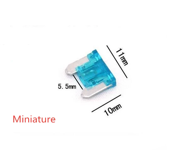 10PCS Car Truck MINI Standard Micro Blade Fuse 2 3 5 7.5 10 15 20 25 30 35 Amp ATM APM Auto Automotive