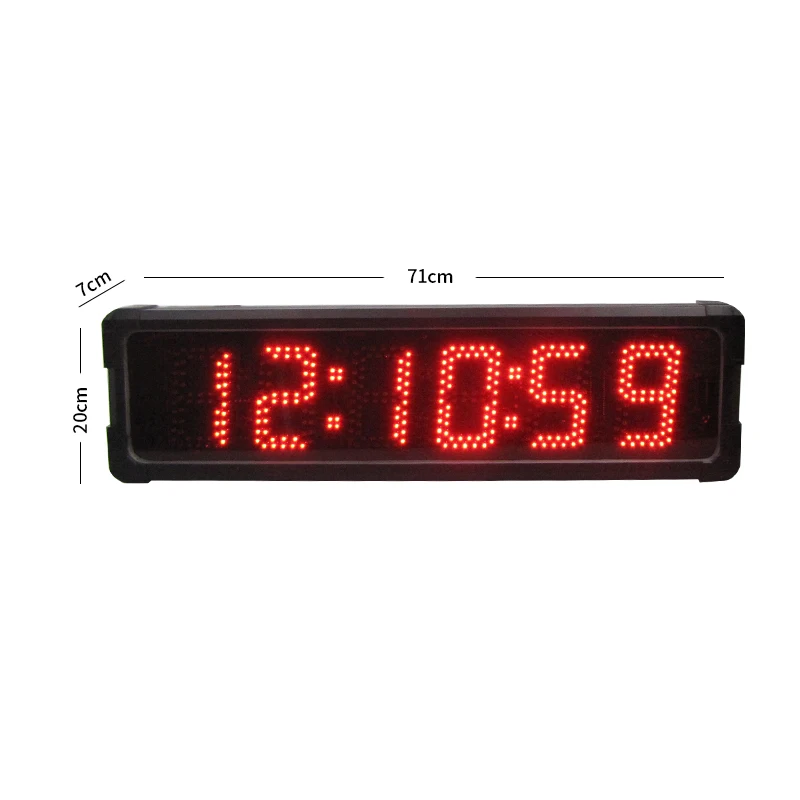 Outdoor LED Countdown Timer Display Waterproof  Digital Sports Stopwatch Race Timing Clock