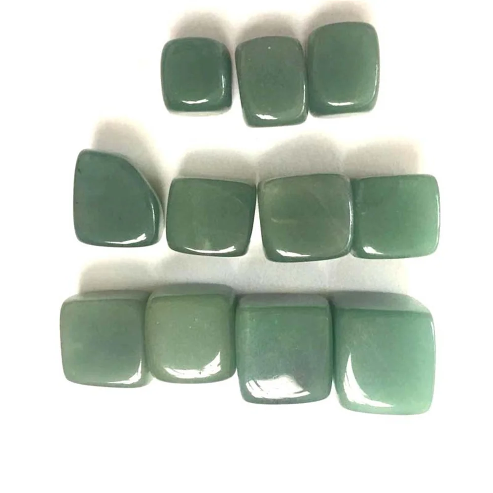 Natural Green Tangling Jade Tumbled Stones Crystals Mineral Specimen Healing Raw Gemstones