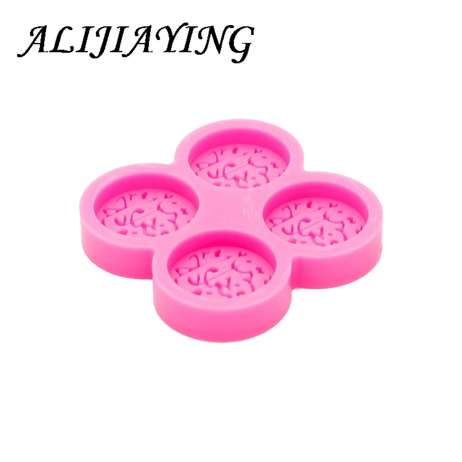 Ramadan Festival Arabic Alphabet Fondant Molds Chocolate Cake Decoration Silicone Mould DIY Candy DY0980