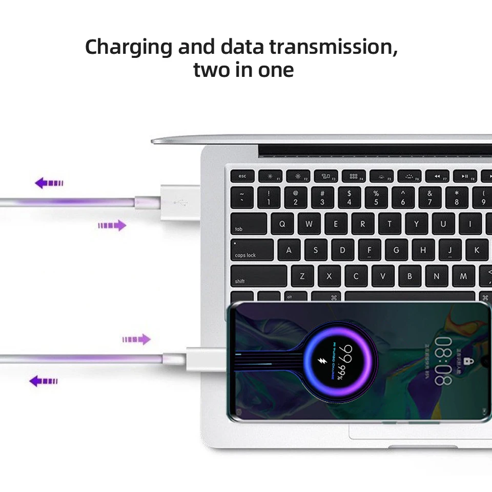 33W Turbo Charge Cable For Redmi K40 K30 Pro USB to Type C Fast Charging Date Core For Xiaomi Mi For Mi 11 10 9 Pro 9Se CC9 Pro