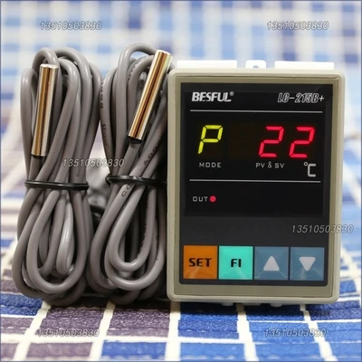 

Shenzhen BESFUL LC-215B+ Thermometer temperature difference temperature difference controller with 2 sensing lines