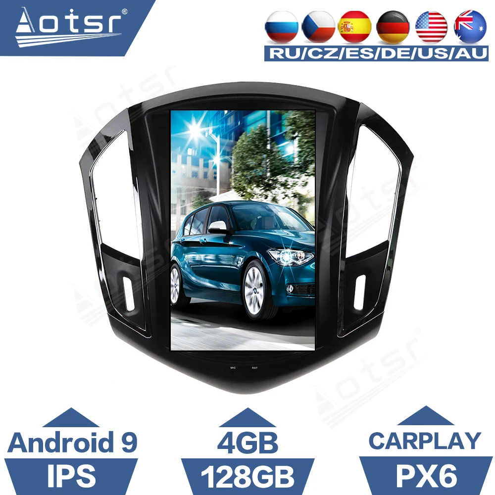 

For Chevrolet Cruze J300 J308 Tesla Style Screen Android 2012 - 2015 Radio Car GPS Multimedia Video Player CarPlay Tape Recorder