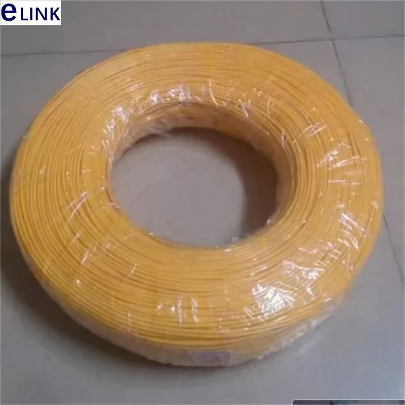 Tabung longgar serat optik 3.0mm 500mtr, pipa kosong kuning tanpa serat optik