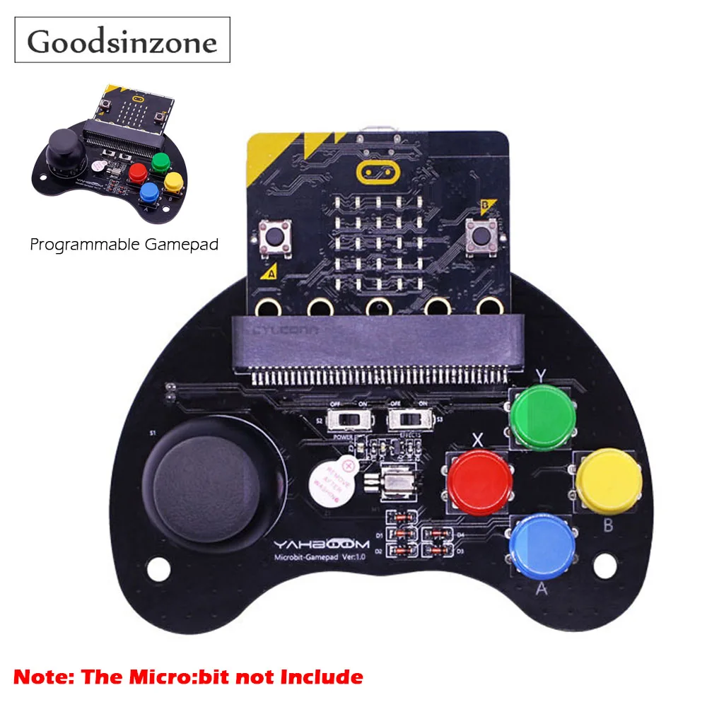 Robot Control for Micro:bit, Handle Game Joystick STEM Education Graphic Kit (Micro:bit not Include)