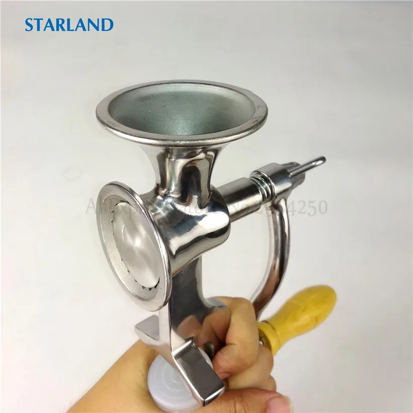 คู่มือ Fresh Ground Coffee Mill เครื่องถั่วเหลืองข้าวบด Miller ข้าวสาลีพริกไทย Hand Crank เครื่องบดบ้าน