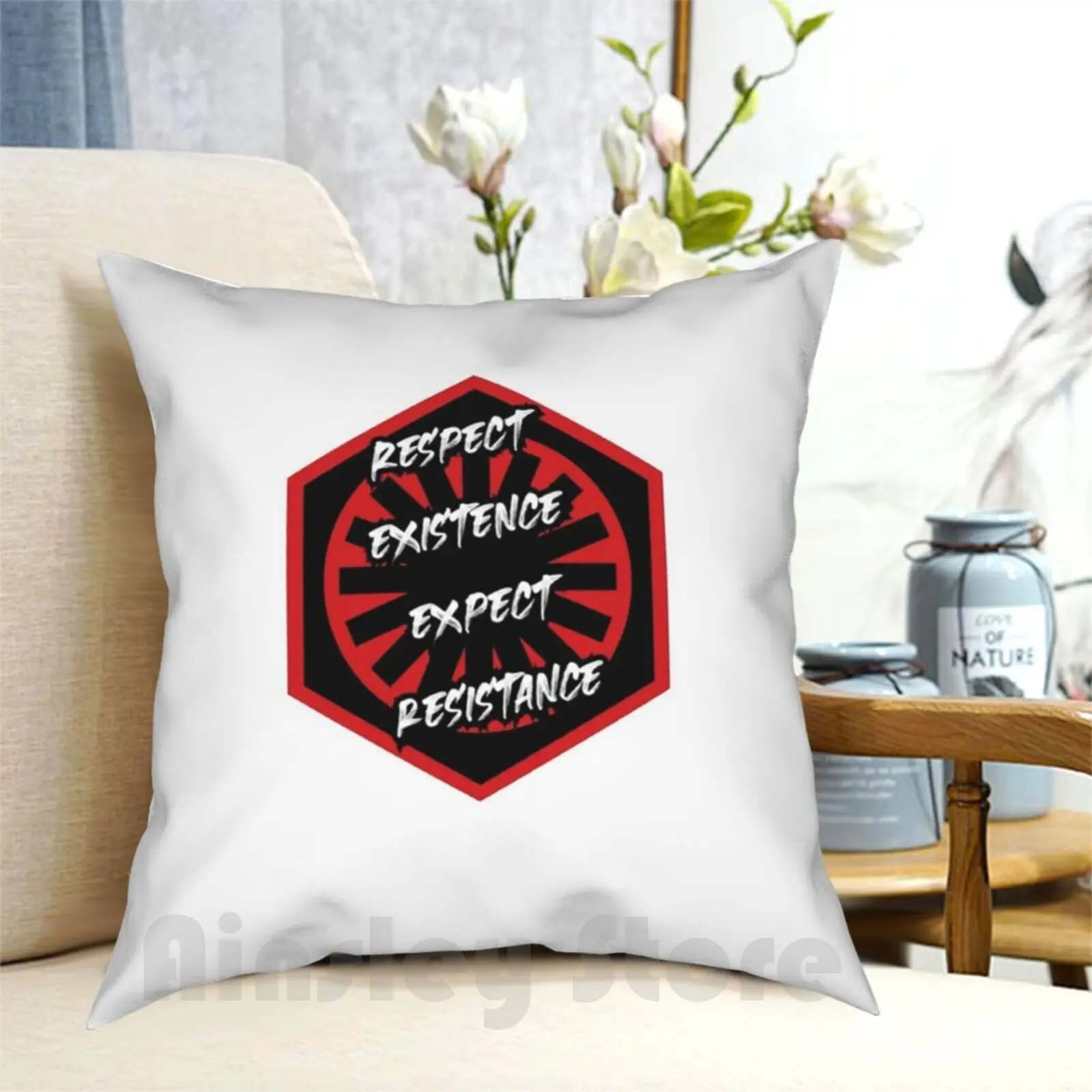 Resistance Pillow Case Printed Home Soft Throw Pillow Movies Space Activism