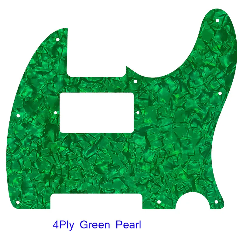 Pleroo Custom Guitar Parts - For US Standard 8 Screw Holes Tele Telecaster With PAF Humbucker Guitar Pickguard Scratch Plate