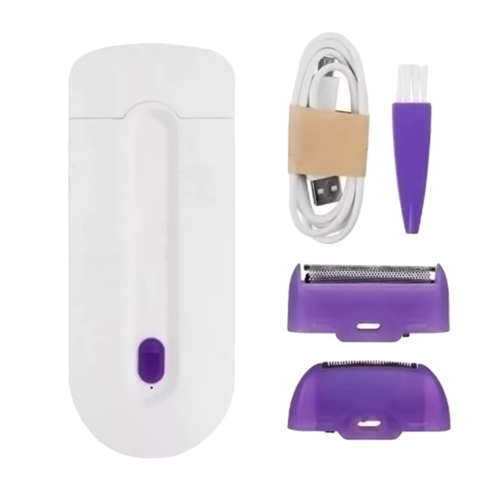 Pro Ontharing Womens Draadloze Skin Epilator Pijn Gratis 2 In 1 + 4 Extra 'S