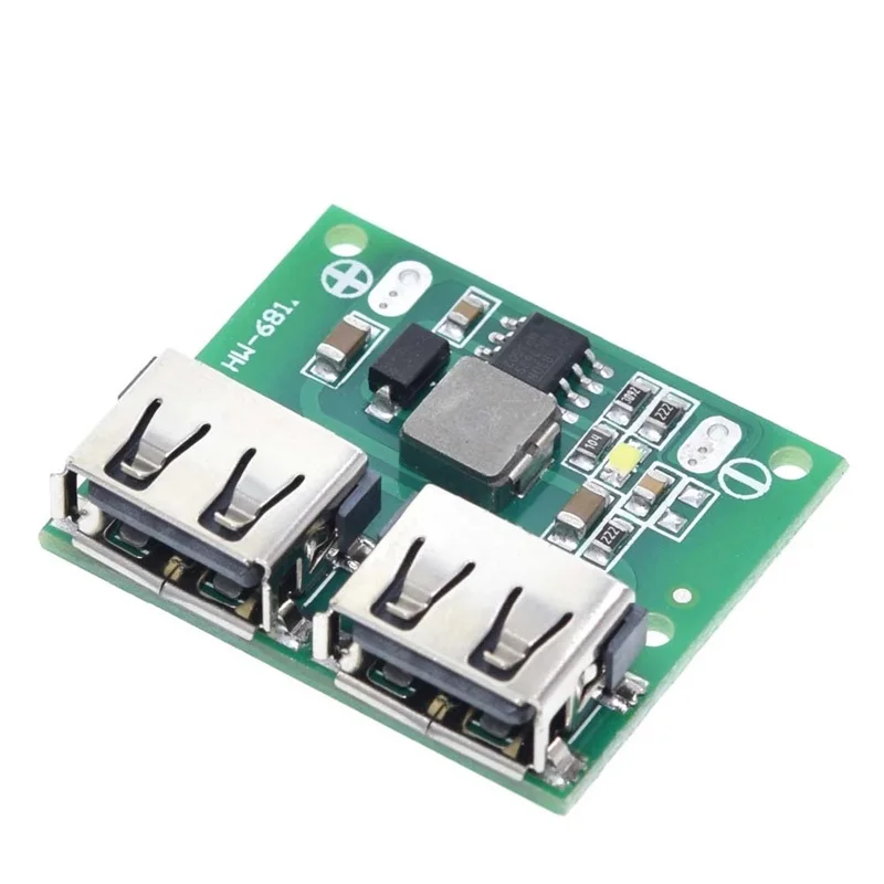 9V 12V 24V Naar 5V DC-DC Step Down Charger Power Module Amp Dual Usb Output Buck voltage Board 3A Auto Opladen Regulator 6-26V