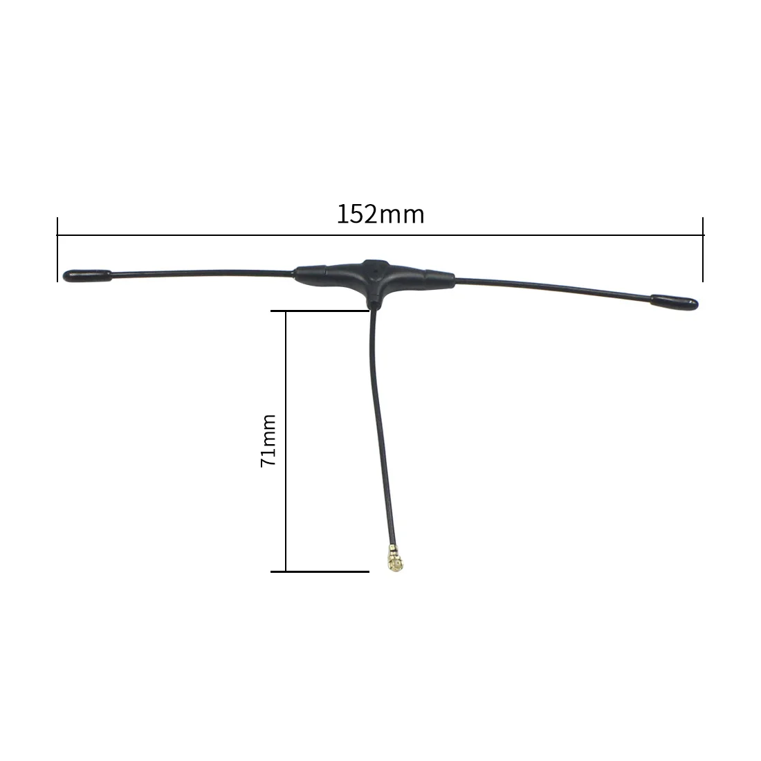 80mm 915MHZ 2.4G IPEX 4 IPEX4 IPEX1 T-type Antenna  for TBS CROSSFIRE Receiver Frsky R9mm 900MHZ FPV Racing FPV Drone Freestyle