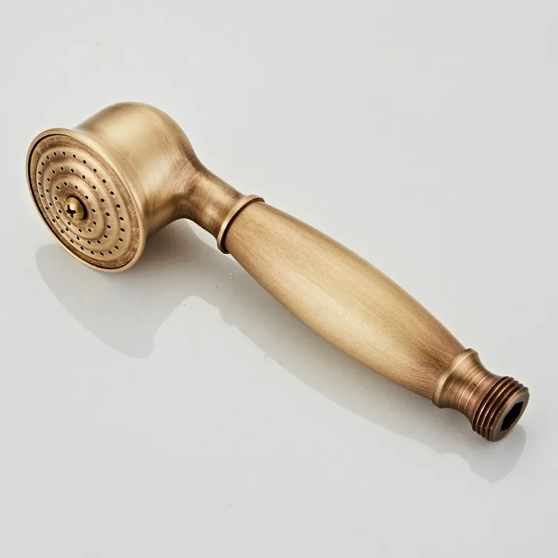Black Antique Gold Chrome Brass Telephone Style Bathroom Shower Head Water Saving Hand Held Shower Head Spray