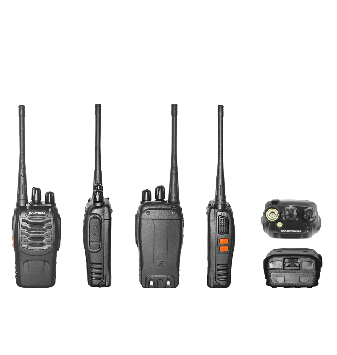 Imagem -02 - Baofeng Quente Bf888s Dupla Banda Rádio Presunto Original Fábrica Baofeng 888s Incluindo Fone de Ouvido Portátil Walkie Talkie