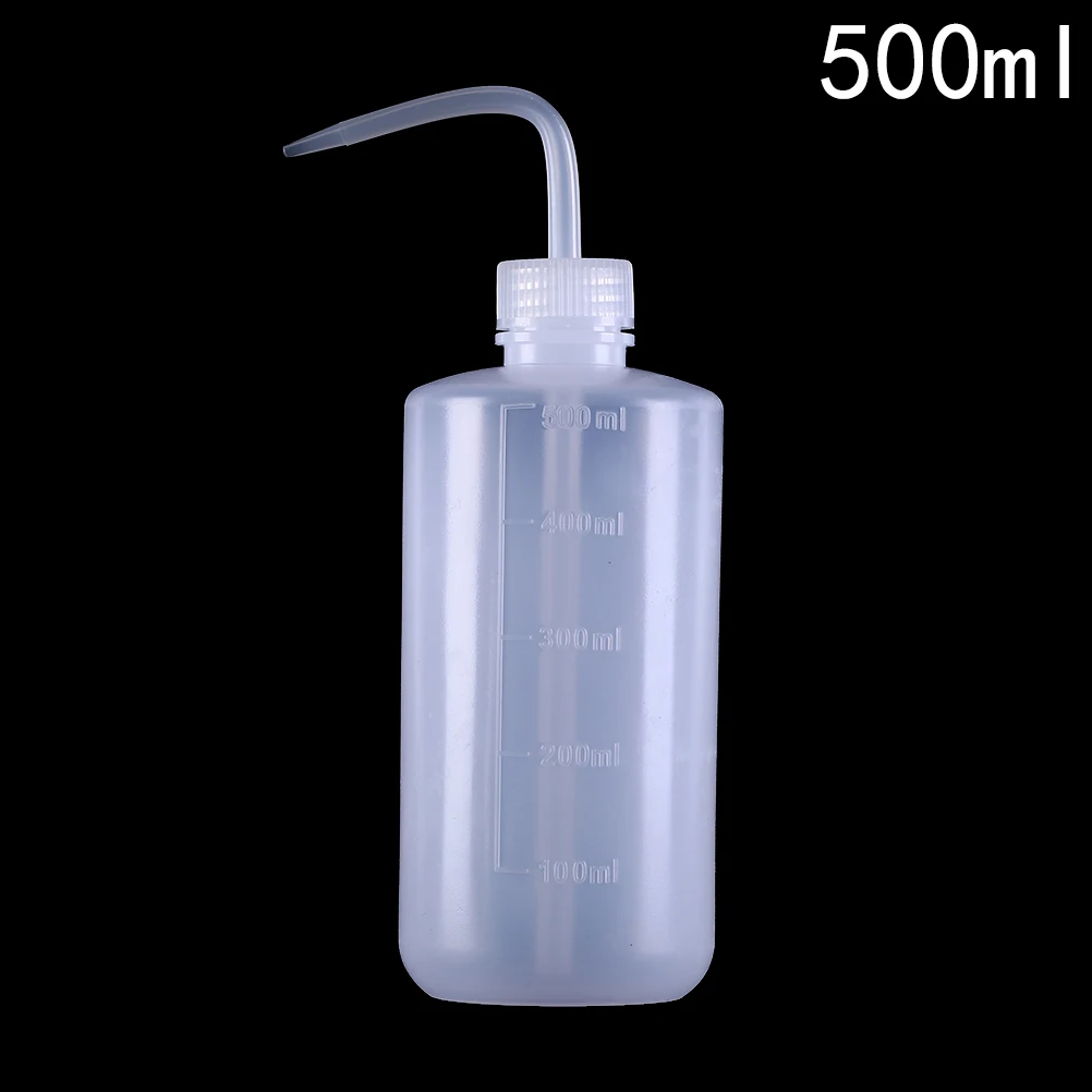 Long Curved Transparent Water Bottle Liquid Container Spray Bottle Kettle Watering Laboratory Tools