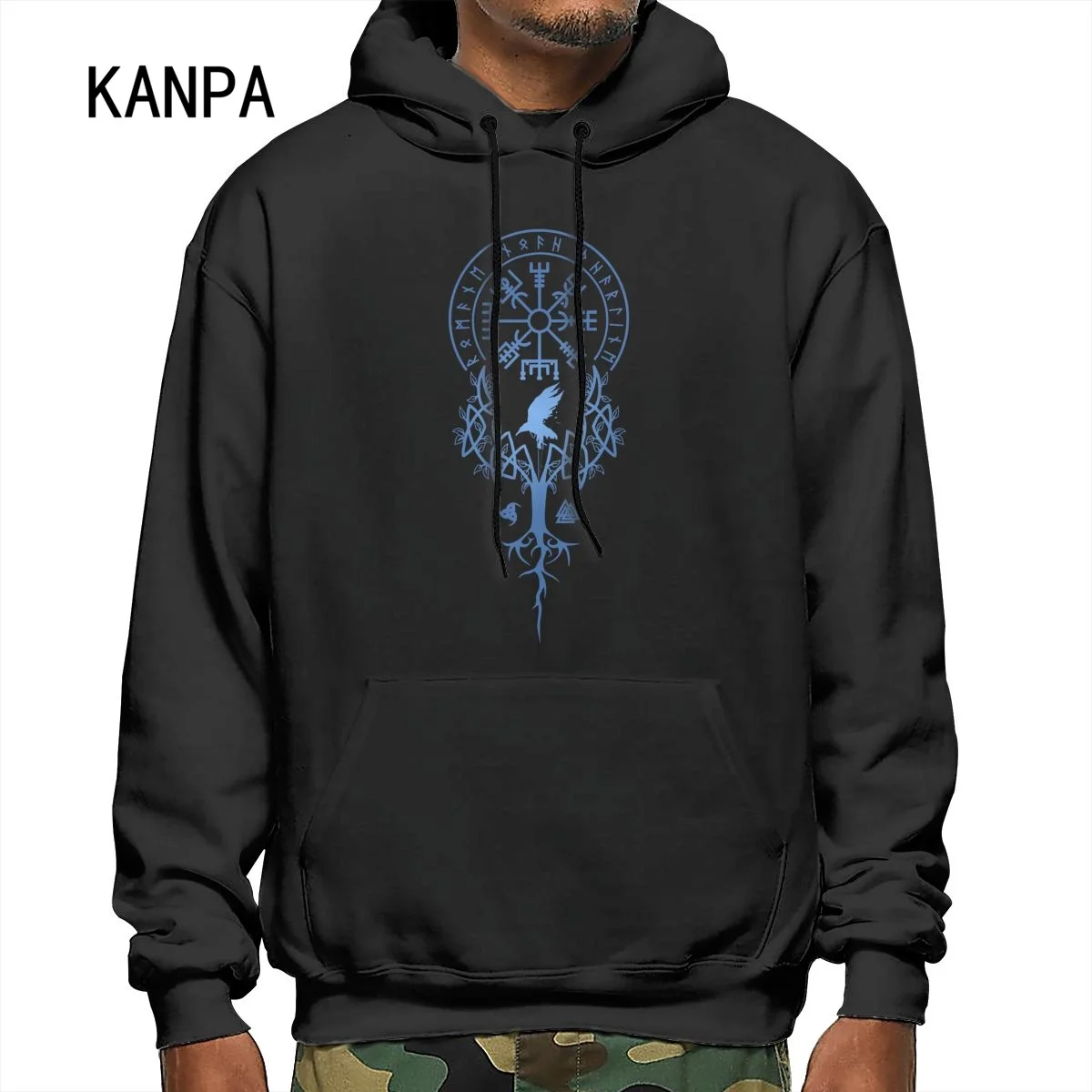 

Odin Unique hoody hoodies men hip hop jackets coats male funny sweatshirts Uniques Odin clothes man's plus s-2xl US Size hoodies