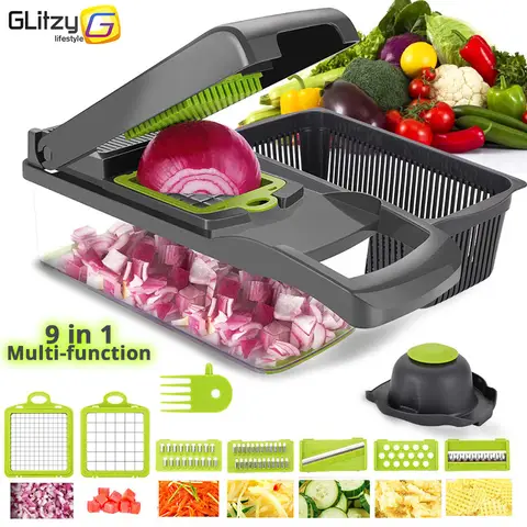 8-in-1 Vegetable Chopper and Grater MYVIT