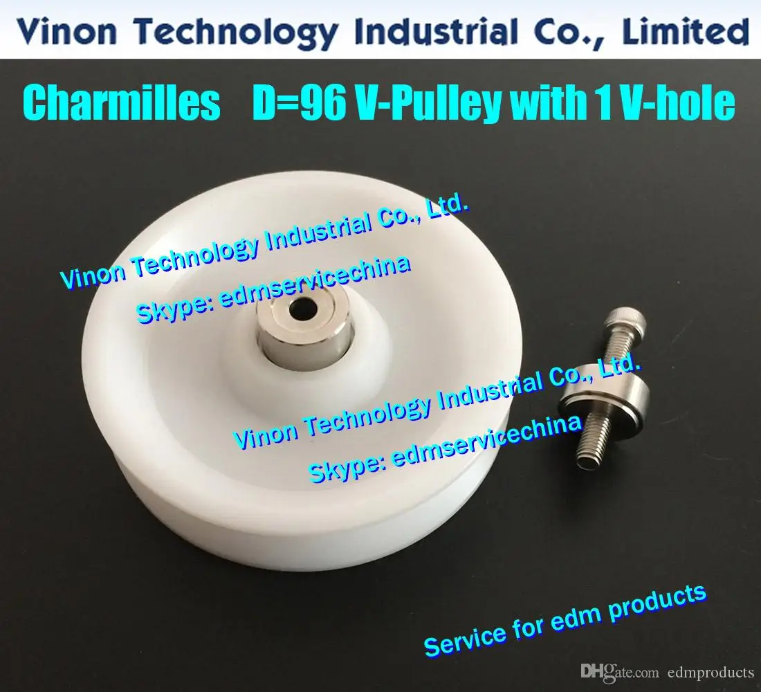 Charmiles – v-roller avec 1 trou en V, poulie de réversion 1 V pour séries ROBOFIL avec machines edm, pièces d'usure
