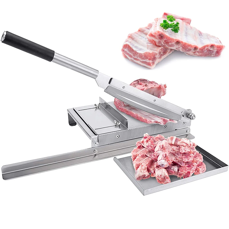 14.5 Inch Meat Slicer Bone Cutting Machine Bone Cutter For Ribs Lamb Chops Cartilage Jerky Chicken Herb