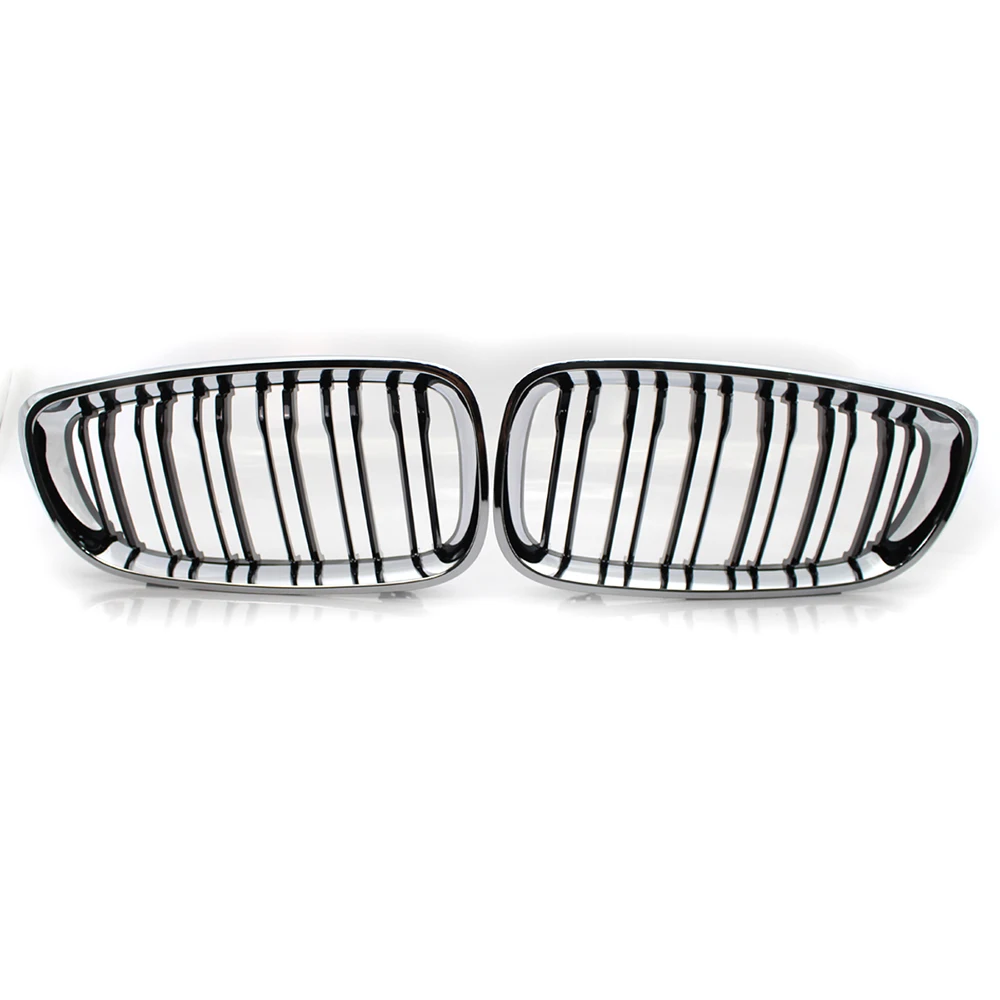 

Chrome Car Styling Front Kidney Grille Dual Slat Grille For BMW F30 F35 E90 E91 E36 F10 F18 F06 F12 F22 F15 F16 Car Accessories