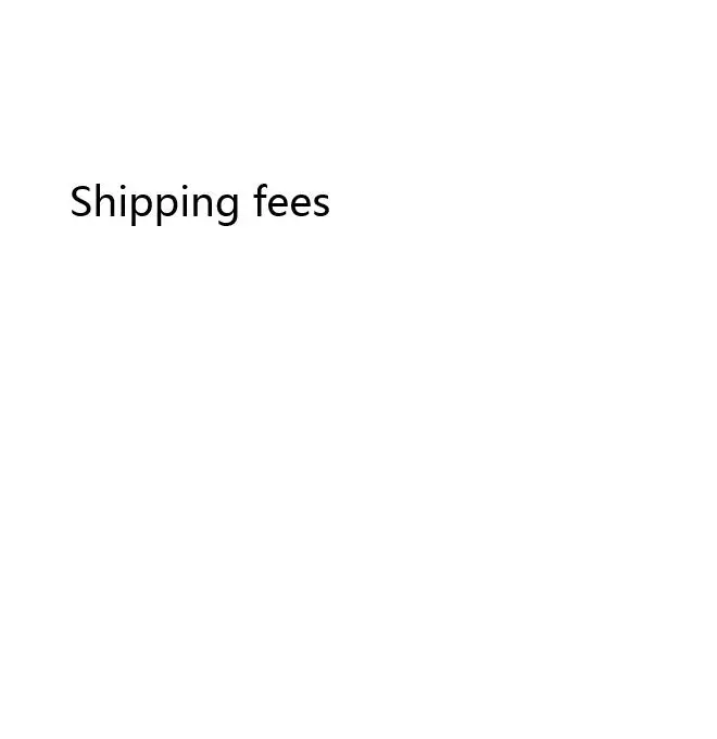 

shipping fees