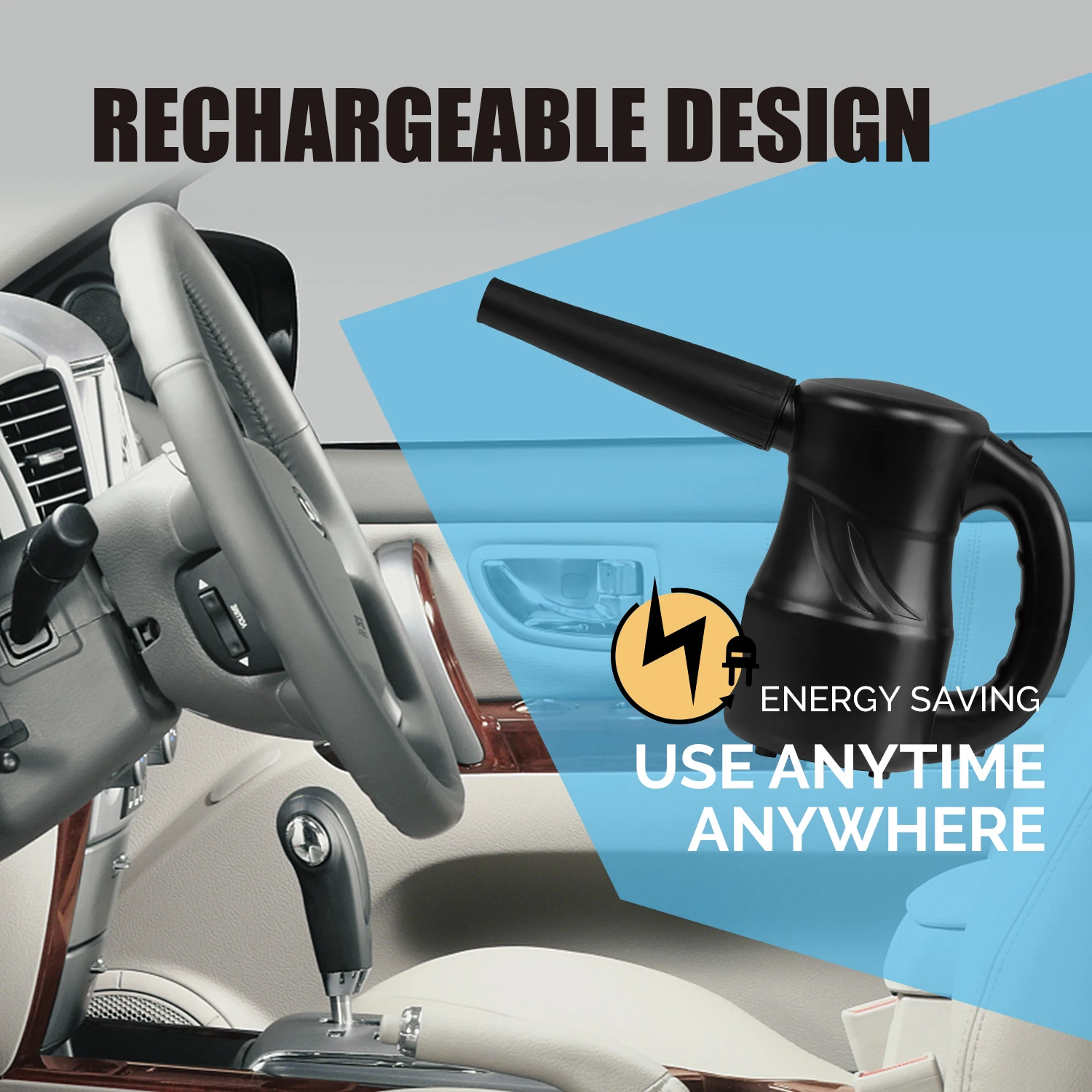 XPOWER ارتفاع ضغط منظف بالهواء الكهربائي منفاخ ضغط الهواء الكمبيوتر الأنظف مضخة هواء بطارية نقالة متعددة الأغراض منفاخ الهواء