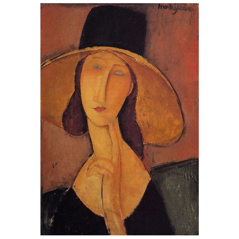 Full Square/Round Diamond Painting Classical Famous Artworks Amedeo Modigliani 5d Diamond Embroidered Cross Stitch WG2664