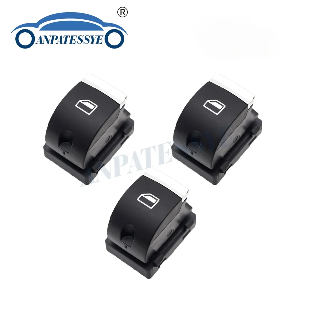 

4F0959855B Chrome Master Window Switch Control Button For Audi A3 8P A6 S6 RS6 C6 Q7 2004-2015